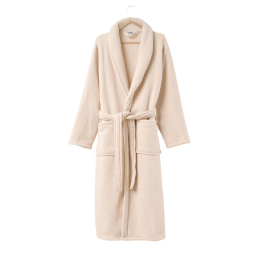 SJUMO Badjas - L/XL - Ultra-zacht&Duurzaam - Almond Cream Tweedehands