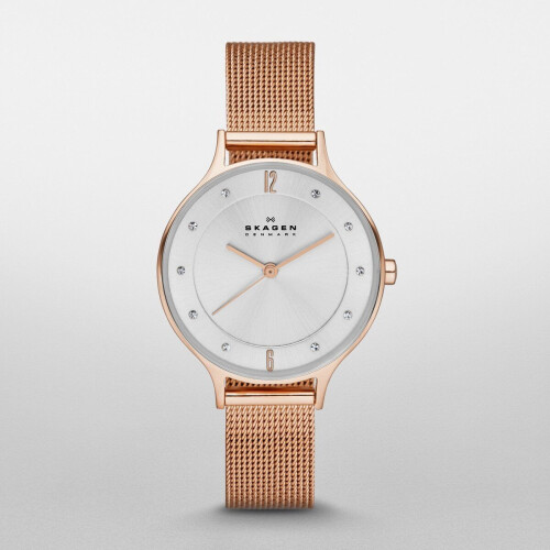 Skagen Albuen SKW2151 - Dameshorloge 30 mm - Quartz - Rosékleurig Tweedehands