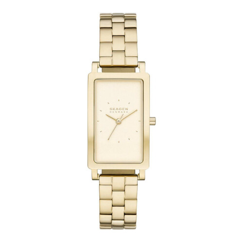 Skagen HAGEN SKW3098 - Dames Horloge 43 x 22 mm - Goudkleurig Tweedehands