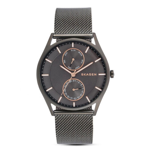 Skagen Holst SKW6180 - Herenhorloge 40 mm - Roestvrij staal - Grijs Tweedehands