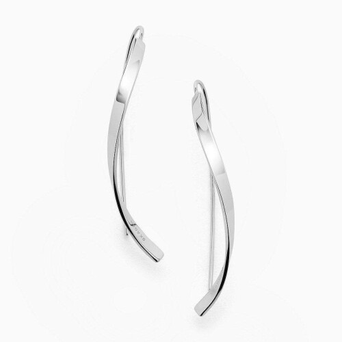 Skagen Kariana SKJ1199040 - Damesoorbellen - 50 mm - Zilver