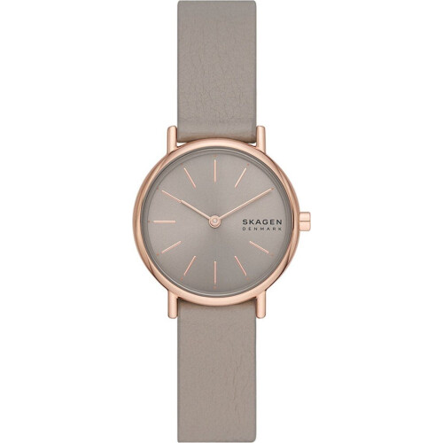 Skagen Signatur Lille SKW3060 - Dameshorloge 30 mm - Zandkleurige wijzerplaat - Grijs Tweedehands