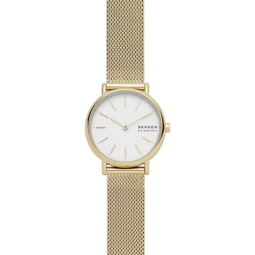 Skagen Signatur SKW2693 - Dameshorloge 30 mm - Goudkleurig Tweedehands
