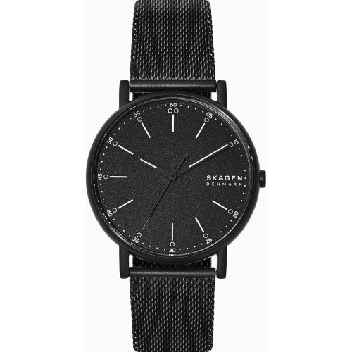 Skagen Signatur SKW6579 - Herenhorloge 40 mm - Zwarte wijzerplaat - Zwart