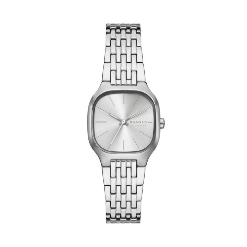 Skagen SKW3159 - Polshorloge - 28mm vierkante kast - Zilverkleurig
