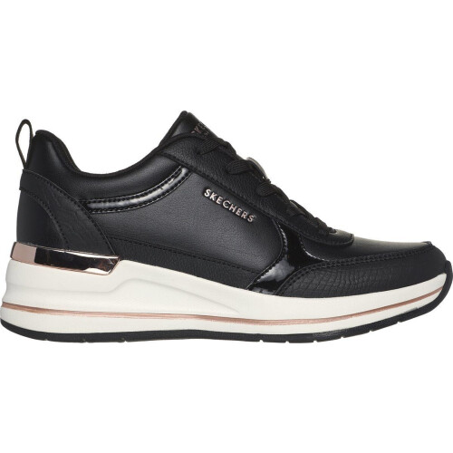 Skechers Billion 2 - Dames Sneakers - Fine Shine - Zwart
