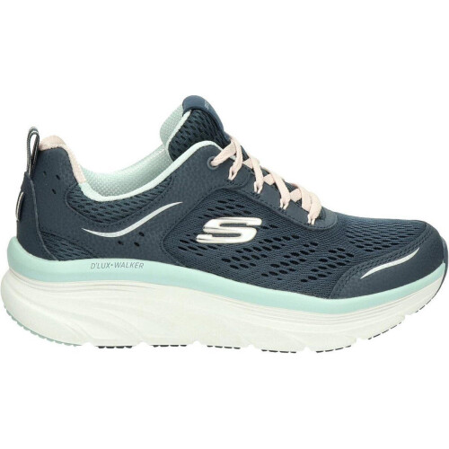 Skechers D'Lux Walker - Infinite Motion Dames Sneakers - Maat 40 - Navy/Light Blue Tweedehands