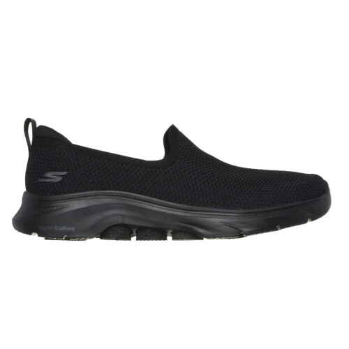Skechers Go Walk 7 Ivy dames - comfortabele instapschoen - zwart - maat 40