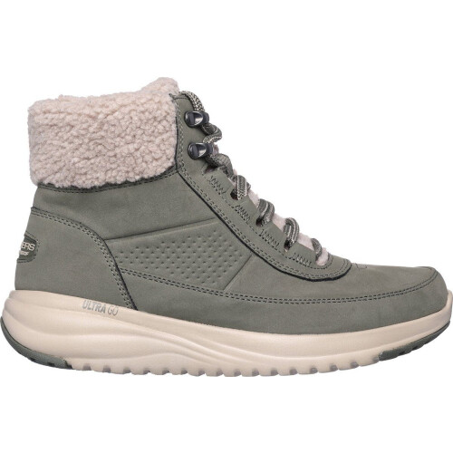 Skechers On-The-Go Stellar - Veterboots - Maat 38 - Olijfgroen Tweedehands