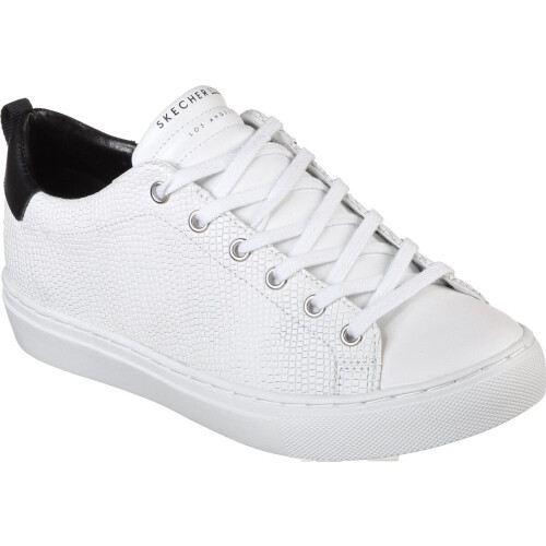 Skechers Side Street-Tegu Dames Sneakers - Air-Cooled Memory Foam - White