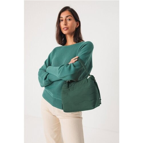 SKFK dames vegan Crossbody Tas Bell Groen Tweedehands