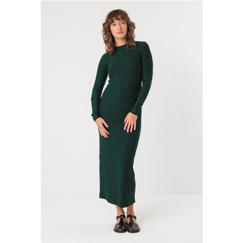 SKFK dames vegan Jurk Gaua Groen Tweedehands
