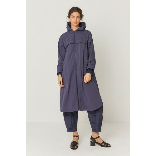 SKFK dames vegan Regenjas Ixone Marineblauw Tweedehands