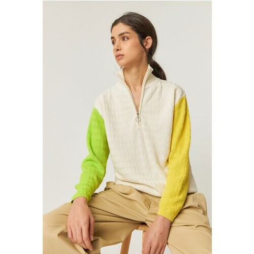 SKFK dames vegan Trui Edurte Beige Tweedehands