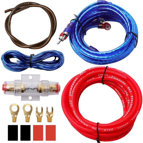 Skoov Bedradingset - Complete set voor auto subwoofer en versterker - 60A zekering - Multi Tweedehands