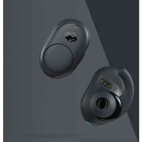 Skullcandy Push - In-ear Draadloos - 12 Uur Batterijduur - Grijs Zwart Tweedehands