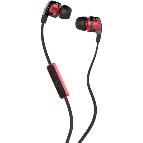 Skullcandy Smokin'Buds 2 - In-Ear - Microfoon met afstandsbediening - Zwart/Rood