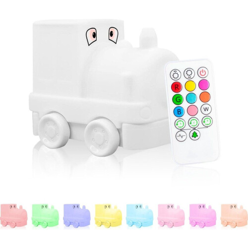 Sleepy Friends Trein - LED Nachtlampje Dimbaar - 8 Kleuren - Kindvriendelijk Tweedehands