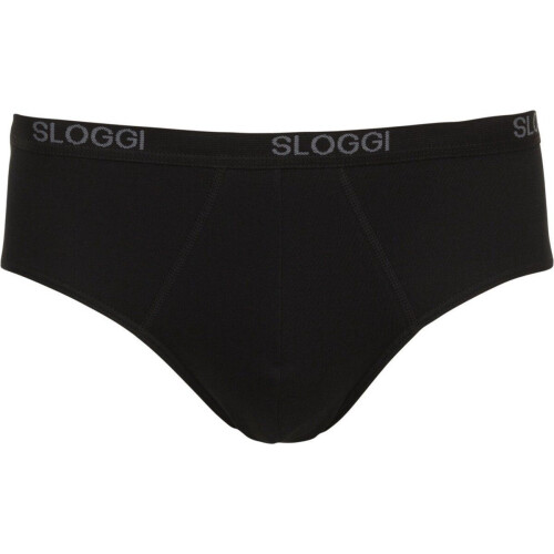 sloggi Basic Heren Midi slip - FREEFIT X-MOVE - Zwart - Maat XL