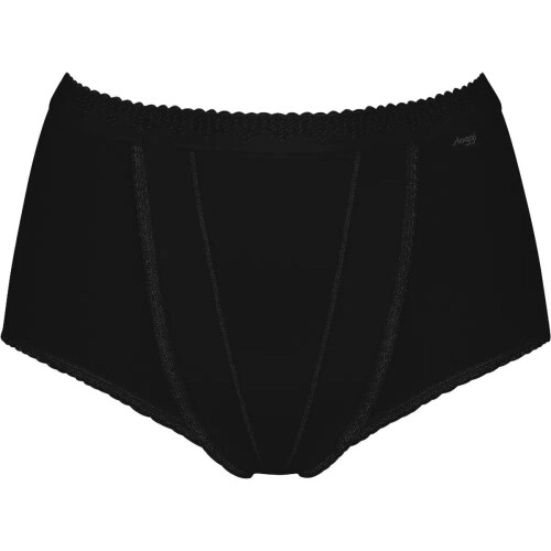 sloggi Control - Dames Maxi Verstevigende slip - Zwart - Maat 52