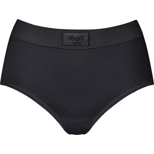 Sloggi Double Comfort - Dames Maxi slip - Lycra Freefit X-Move - Zwart - Maat 42