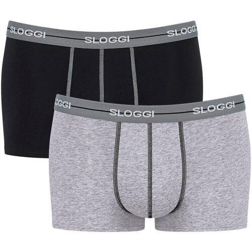 sloggi Start - Retro Pants Hipster - 2 paar - GREY COMBINATION Tweedehands