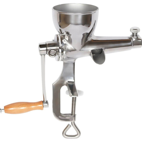 Slowjuicer - Handmatige Sapcentrifuge - RVS - Compact - Grijs Tweedehands