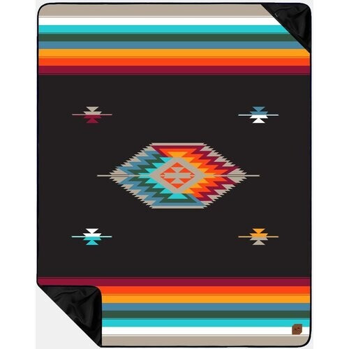 Slowtide Valen Camp Blanket Deken Zwart Tweedehands