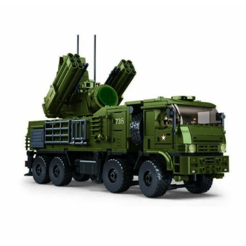 Sluban Pantsir S1S - Luchtafweer Systeem - 669 bouwstenen - Schaal 1:35 Tweedehands
