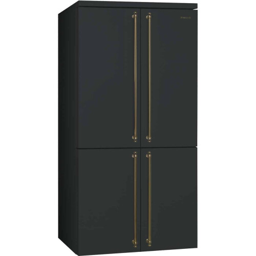 Smeg FQ60CAO6 - Amerikaanse koelkast - 572 liter - Antraciet