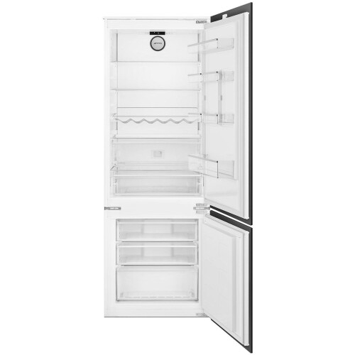 SMEG C875TNE - Koel/vriescombinatie - NoFrost 280/90 liter - LED verlichting