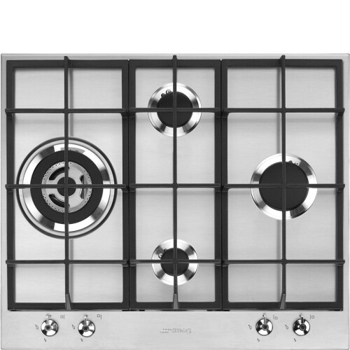 Smeg Classic PX364LDE - Gaskookplaat - 4 zone(s) - Roestvrijstaal 60 cm Ingebouwd