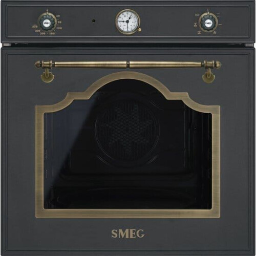 Smeg Classic SF700AO - Elektrische oven 3000 W 70 l - Antraciet Tweedehands
