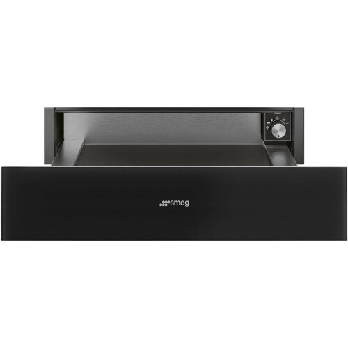 Smeg CPR115B3 - Warmhoudlade - 30°C tot 80°C - Zwart