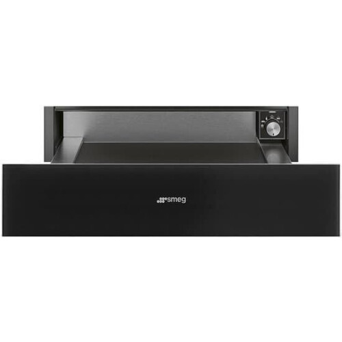 Smeg CPR115N - Warmhoudlade - 15cm - 20,5L - 400W - zwart glas