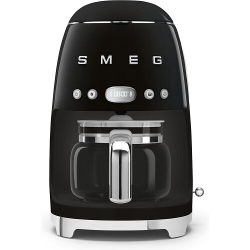 SMEG DCF02BLEU - Filterkoffiemachine - 10 koppen - Warmhoudfunctie - Zwart Tweedehands