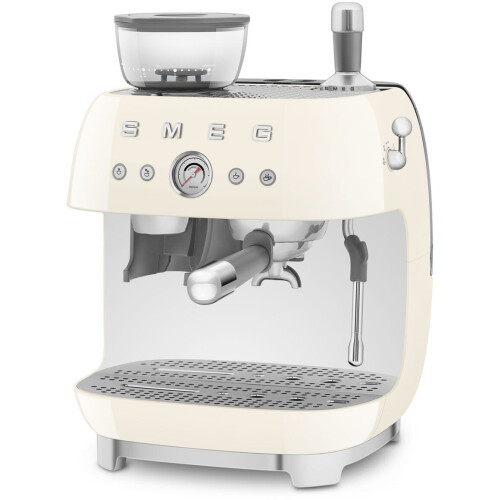 Smeg EGF03CREU - Espressomachine - Geïntegreerde bonenmaler 250g - Roestvrij staal Tweedehands