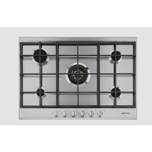 SMEG Gas Kookplaat - P272XGHNLK - 70/75 cm - Opbouw - RVS Tweedehands