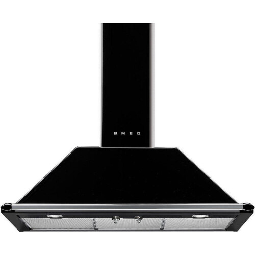 SMEG KT90BLE - Afzuigkap - Wandschouw - 90 cm - Zwart