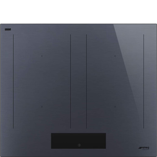 Smeg Linea SIM1644DG - Ingebouwde Inductiekookplaat - 4 zones - Grijs 60 cm Tweedehands
