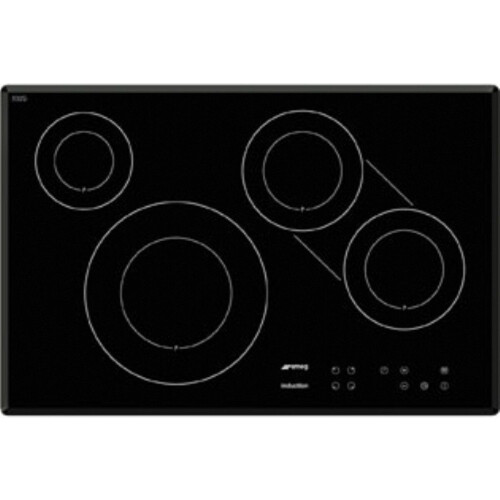 SMEG SI3842B - Inductiekookplaat - 4 zones - Zwart Tweedehands
