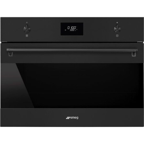 SMEG SO4301M1N - Combi Oven Inbouw - 45 cm - 40 Liter - Magnetronfunctie - Galileo Technologie - Mat Zwart