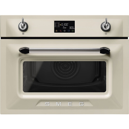 Smeg SO4902M1P - Volledig geïntegreerde grillmagnetron - 40L inhoud - Kinderbeveiliging - 1.750W grillvermogen