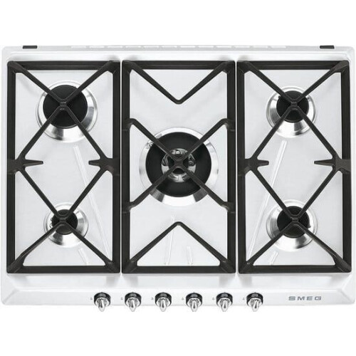 Smeg SR975BGH kookplaat Wit Ingebouwd Gaskookplaat 5 zone(s) Tweedehands