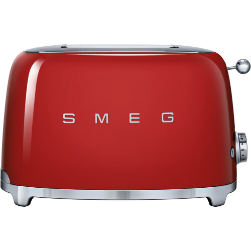 Smeg TSF01RDEU - Broodrooster - 950W 2 sleuven 6 bruining-niveaus - Rood Tweedehands