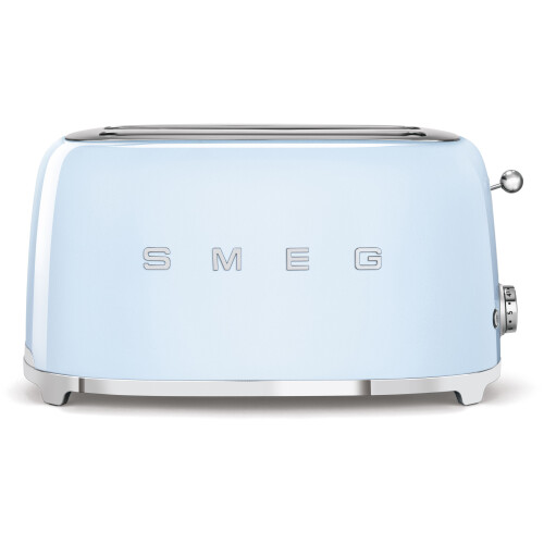 Smeg TSF02PBEU - Broodrooster - 1500W 2 sleuven 6 bruining-niveaus - Pastelblauw Tweedehands