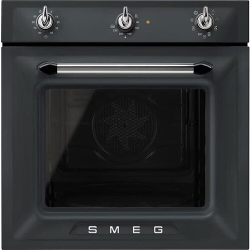 Smeg Victoria SF69M3TNO - Oven 70 l - Grill Oven-ontdooifunctie - Zwart Tweedehands