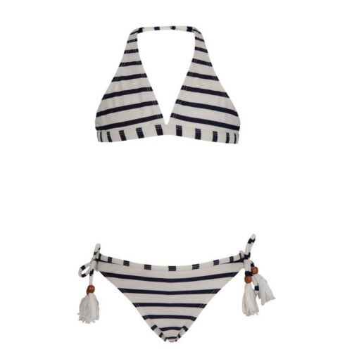 Snapper Rock - Bikini - UPF 50+ UV bescherming - Blauw/Wit - Maat 104-110 Tweedehands