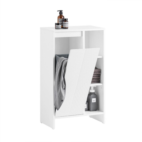 SoBuy BZR156-W - Droogkast - 3 open vakken - Wit - BHT ca. 50 x 86 x 30 cm