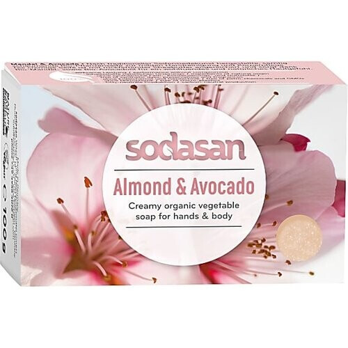 Sodasan Zeep Bar Amandel & Avocado 100g Tweedehands